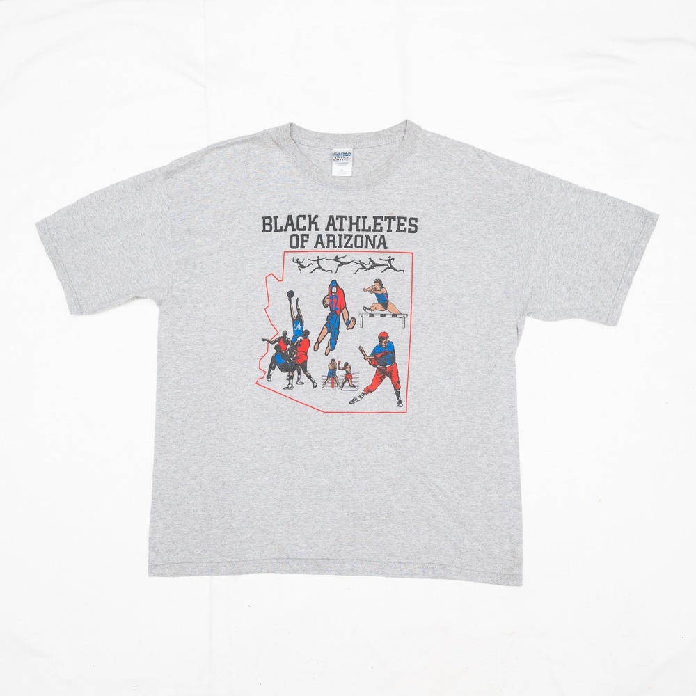 Vtg Y2k Black‎ Athletes of Arizona 2006 Reunion Phx AZ Gray Mens Graphic T Shirt